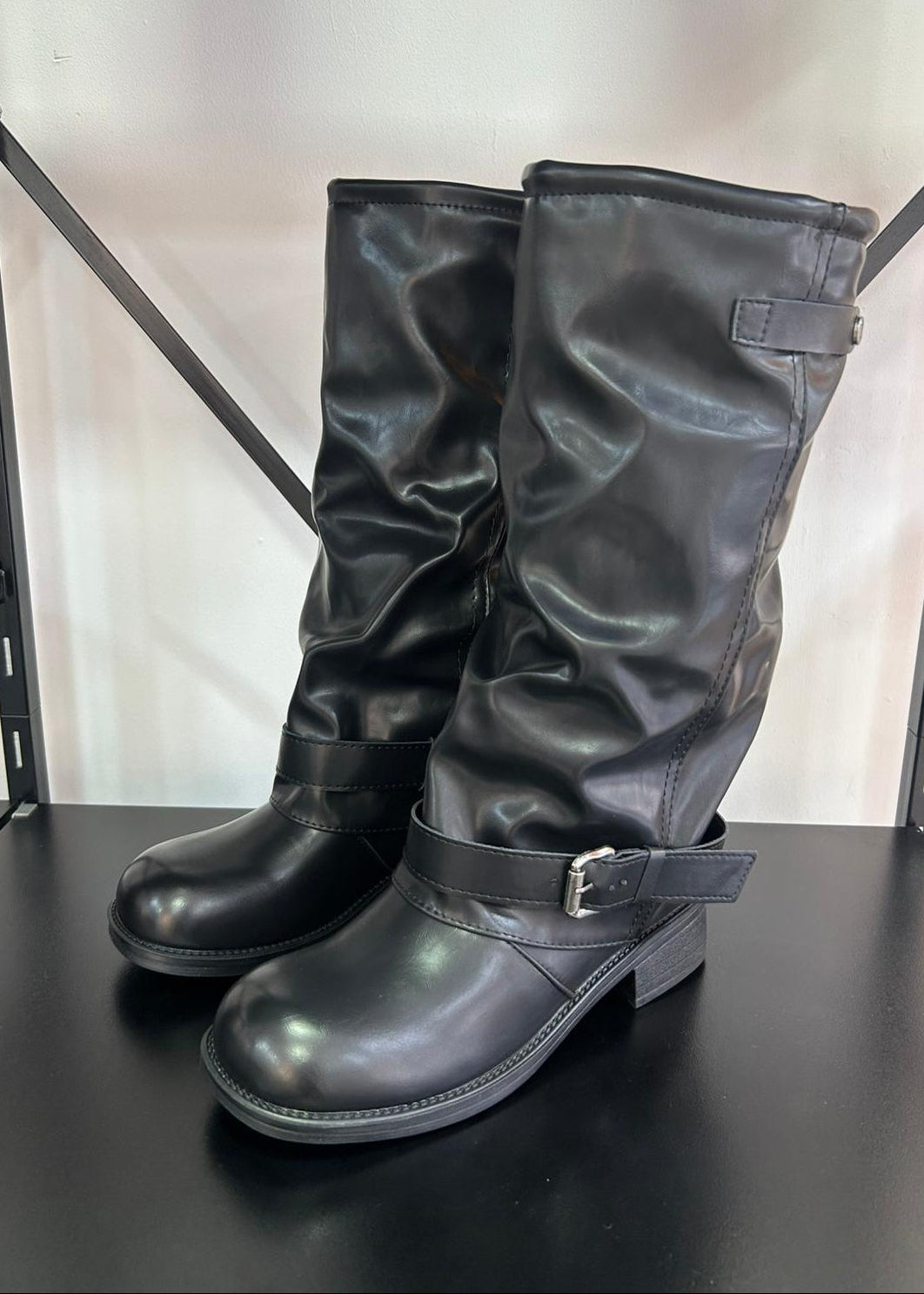 Botas Mujer Cow - Negras