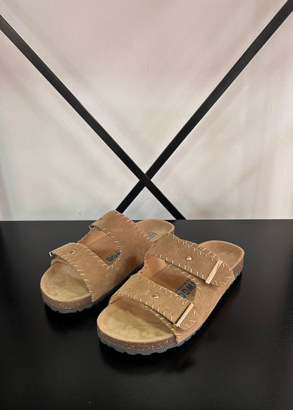 Sandalias Dos Tiras - Beige