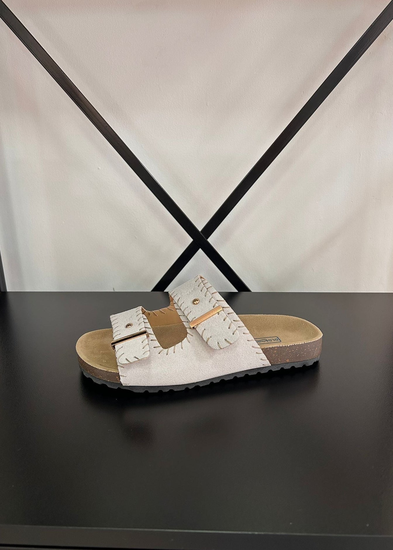 Sandalias Dos Tiras - Crudo