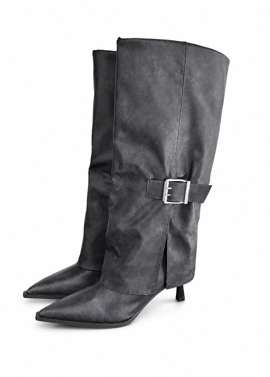 Botas Kitten - GRIS OSCURO