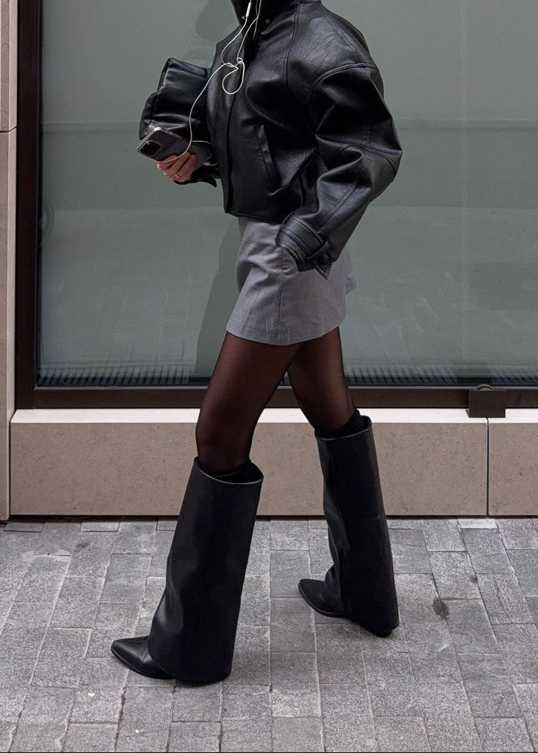 Botas Mujer Negras - SHARK RECTAS