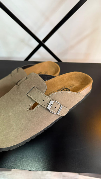 Zuecos de hombre - BEIGE PREVENTA