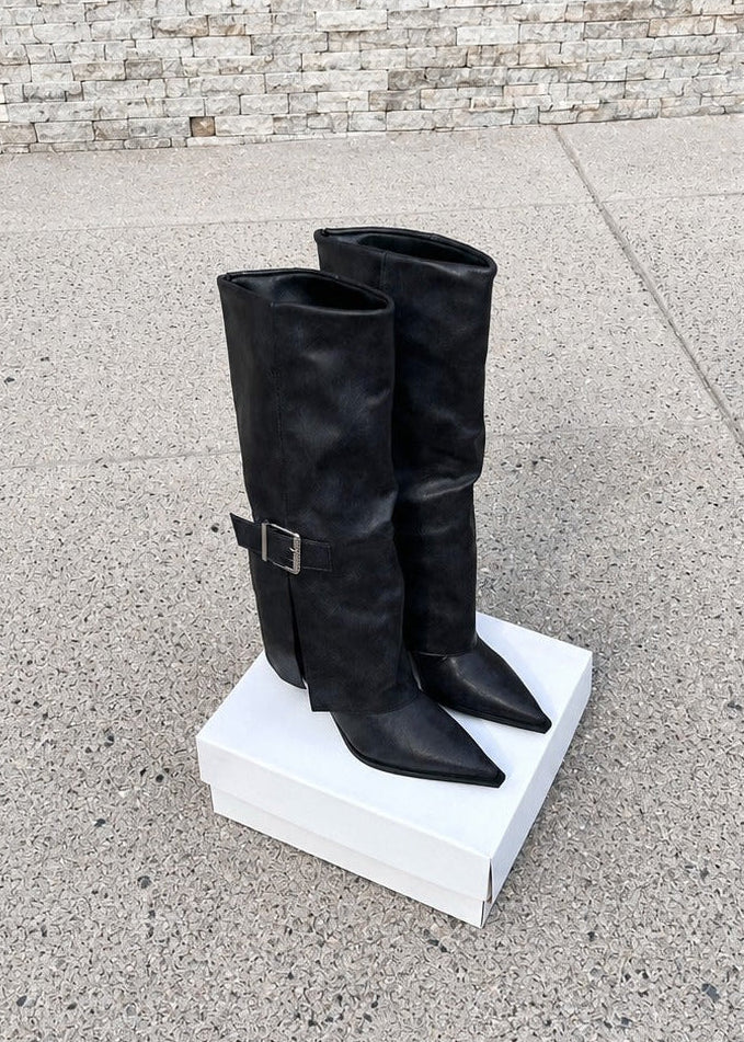 Botas Kitten - GRIS OSCURO