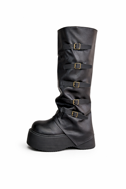 Botas Mujer Bucaneras Broches