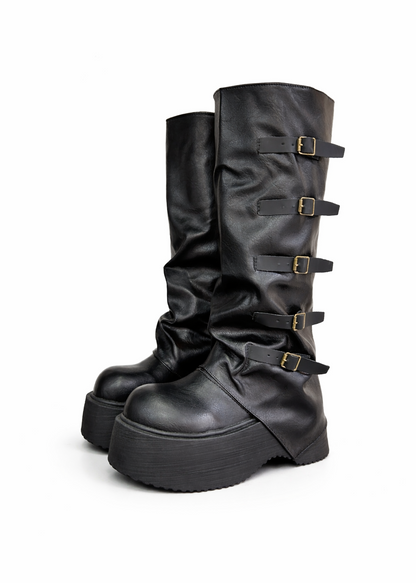 Botas Mujer Bucaneras Broches