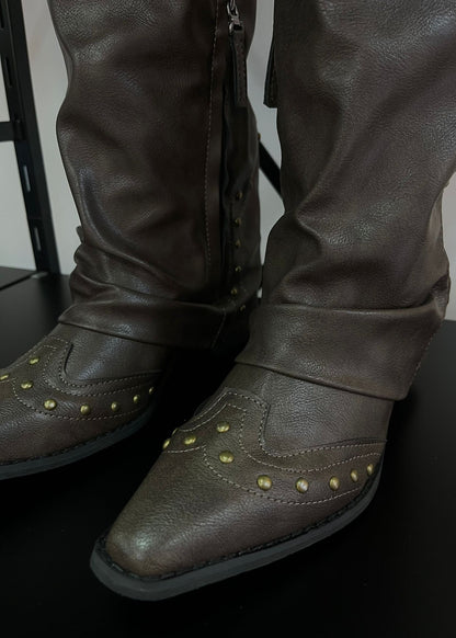 Botas TEXANA SHARK Mujer - Marrones