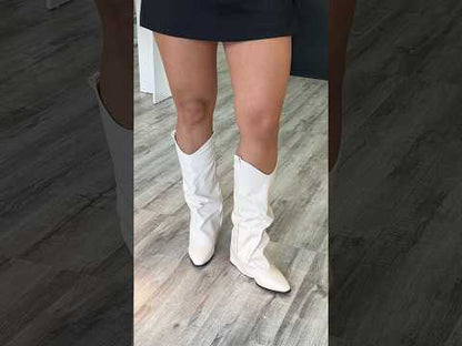 Botas Mujer SHARK BLANCAS | Para looks de noche