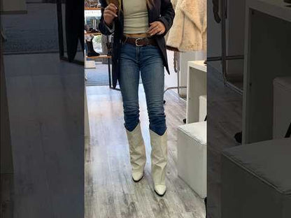 Botas Mujer SHARK BLANCAS | Para looks de noche