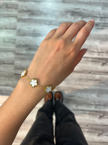 Pulsera Acero Mujer - TRÉBOLES