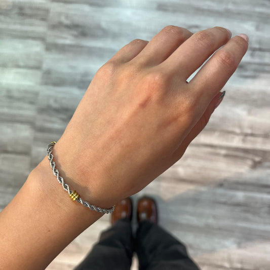Pulsera Acero Mujer - TORNEADA