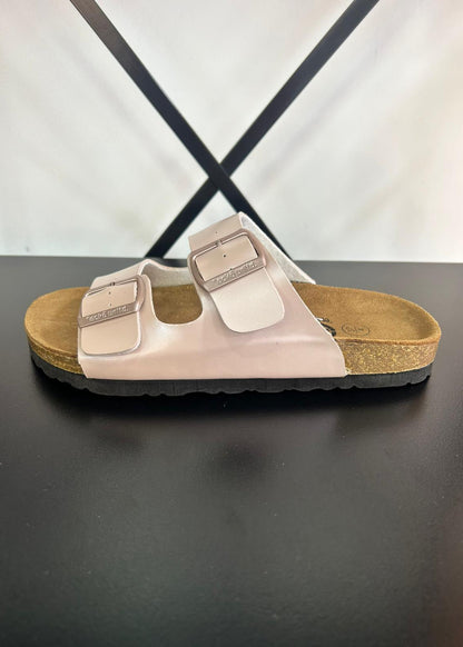 Sandalias Dos Tiras Mujer - Rosa