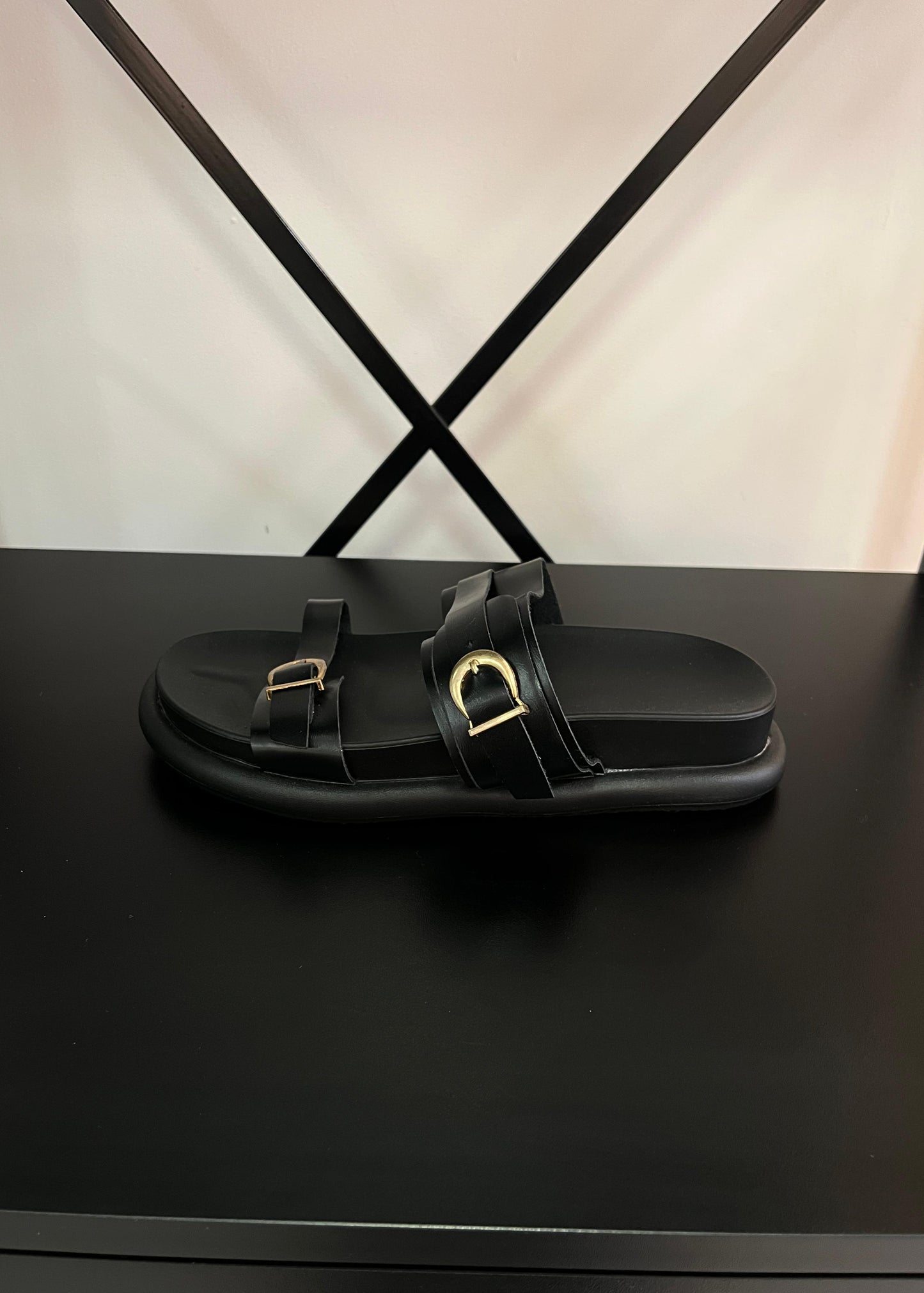 Sandalias con hebilla - Mujer