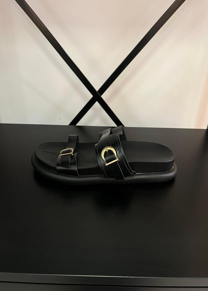 Sandalias con hebilla - Mujer