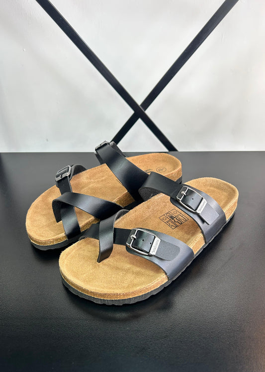 Sandalias de dedo Mujer - NEGRAS
