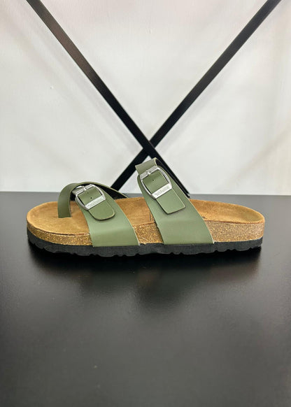 Sandalias Dedo Mujer - Verdes